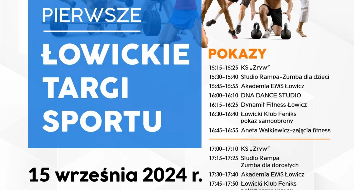 I Łowickie Targi Sportu już dzisiaj. Sprawdź ofertę klubów sportowych i instruktorów