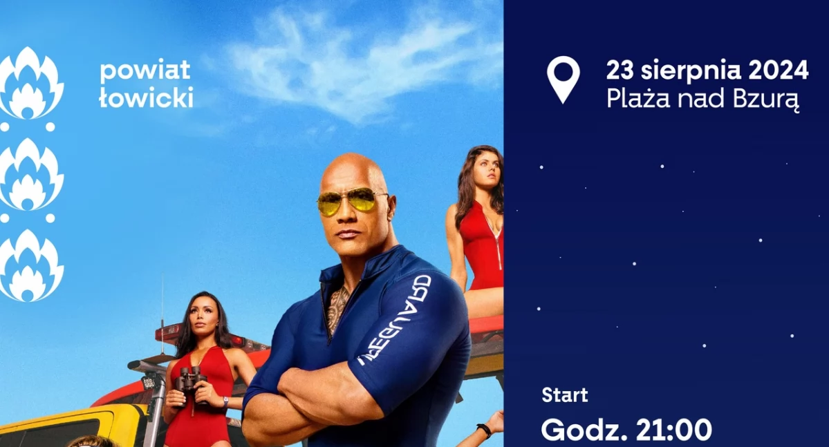 Plażowe Kino Letnie nad Bzurą już w najbliższy piątek