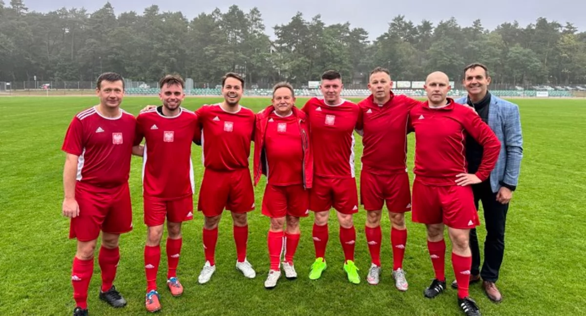 Mecz samorządowców w Lublińcu z łowickim akcentem (foto)
