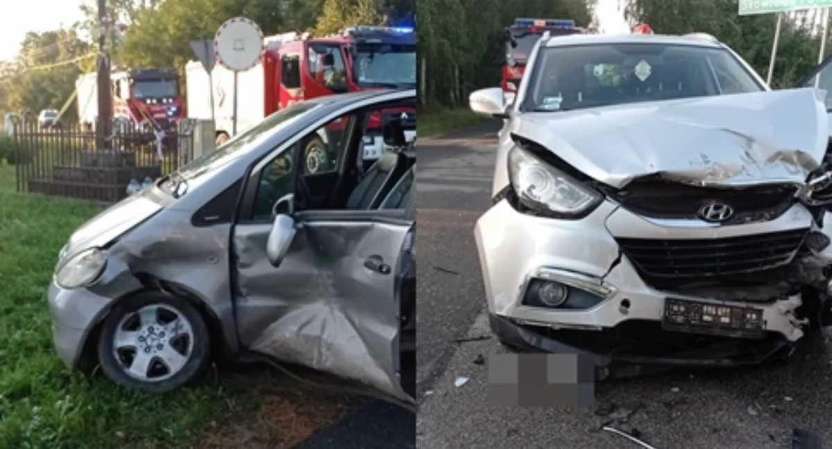 Nie ustąpił pierwszeństwa na skrzyżowaniu. Doszło do kolizji