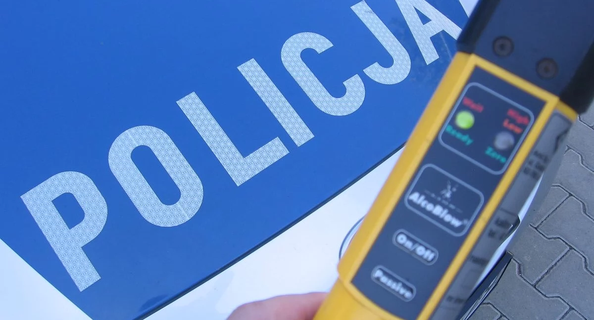 Pijany i bez uprawnień do kierowania zatrzymany przez funkcjonariuszy z Nieborowa