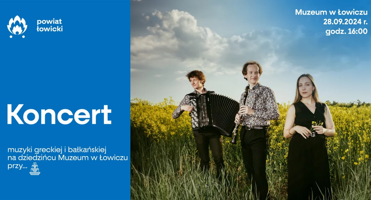 Koncert muzyki greckiej i bałkańskiej na dziedzińcu Muzeum