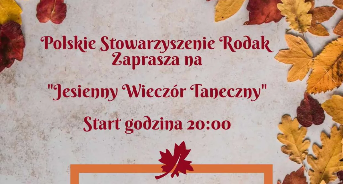 Rodak organizuje Jesienny Wieczór Taneczny na rzecz powodzian