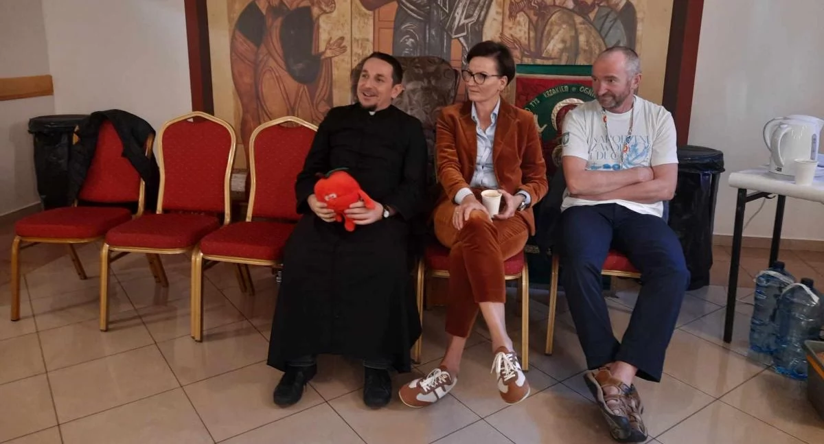 Łowicz. Spotkanie pielgrzymów z grupy świętego Archanioła Gabriela ŁPPM (foto)