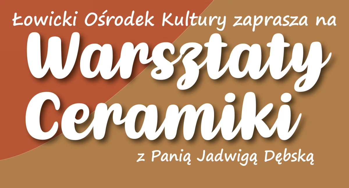 Ceramiczne warsztaty dla dzieci w Łowickim Ośrodku Kultury