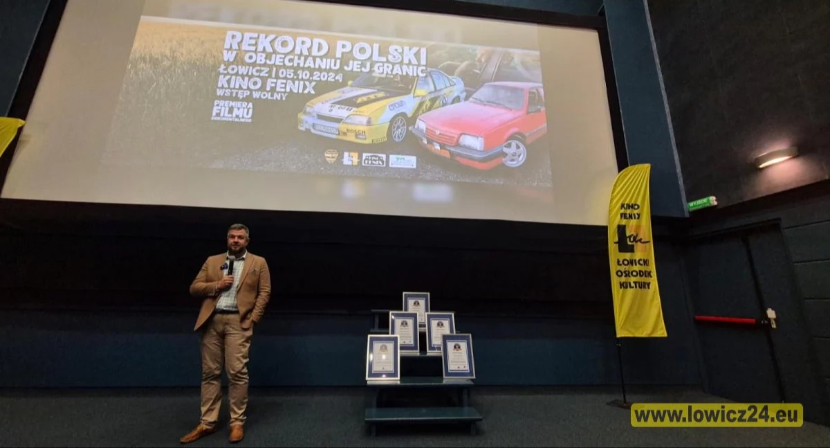 Premiera filmu o rekordzie Polski w objechaniu granic kraju (foto, film)