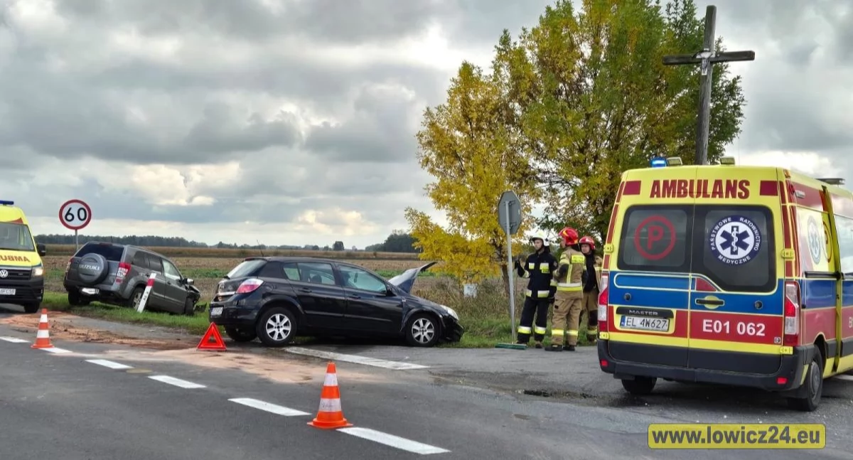 Wypadek pod Łowiczem! Poszkodowane dziecko! (foto) AKTUALIZACJA!