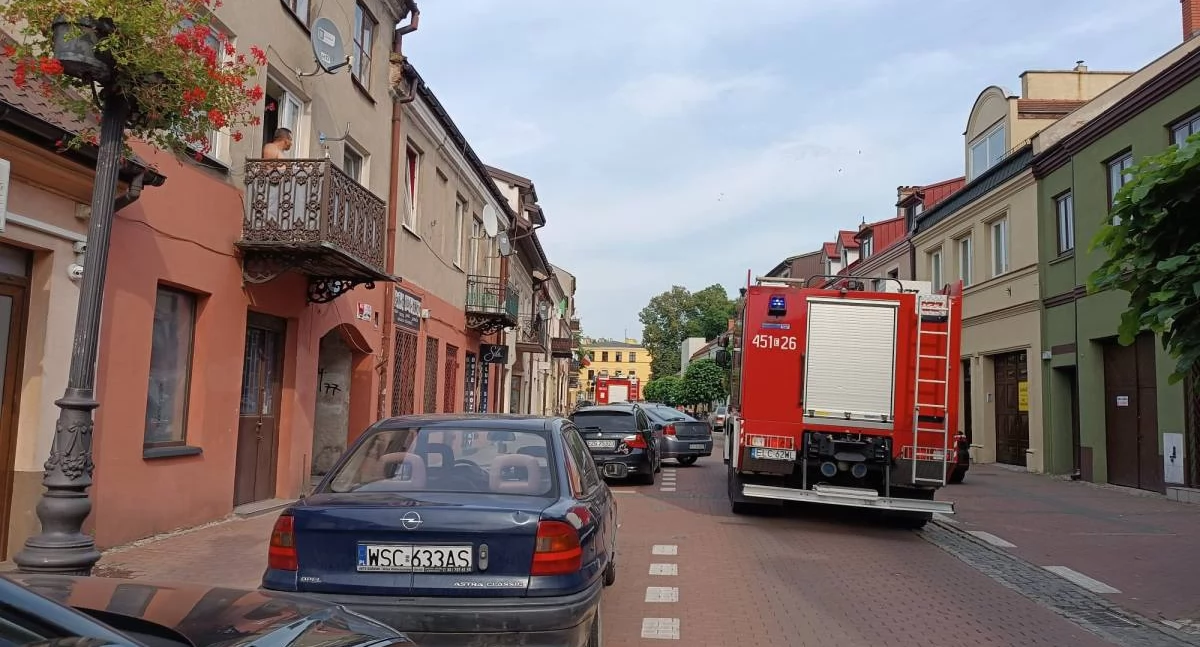 Interwencja strażaków na ul. Zduńskiej  