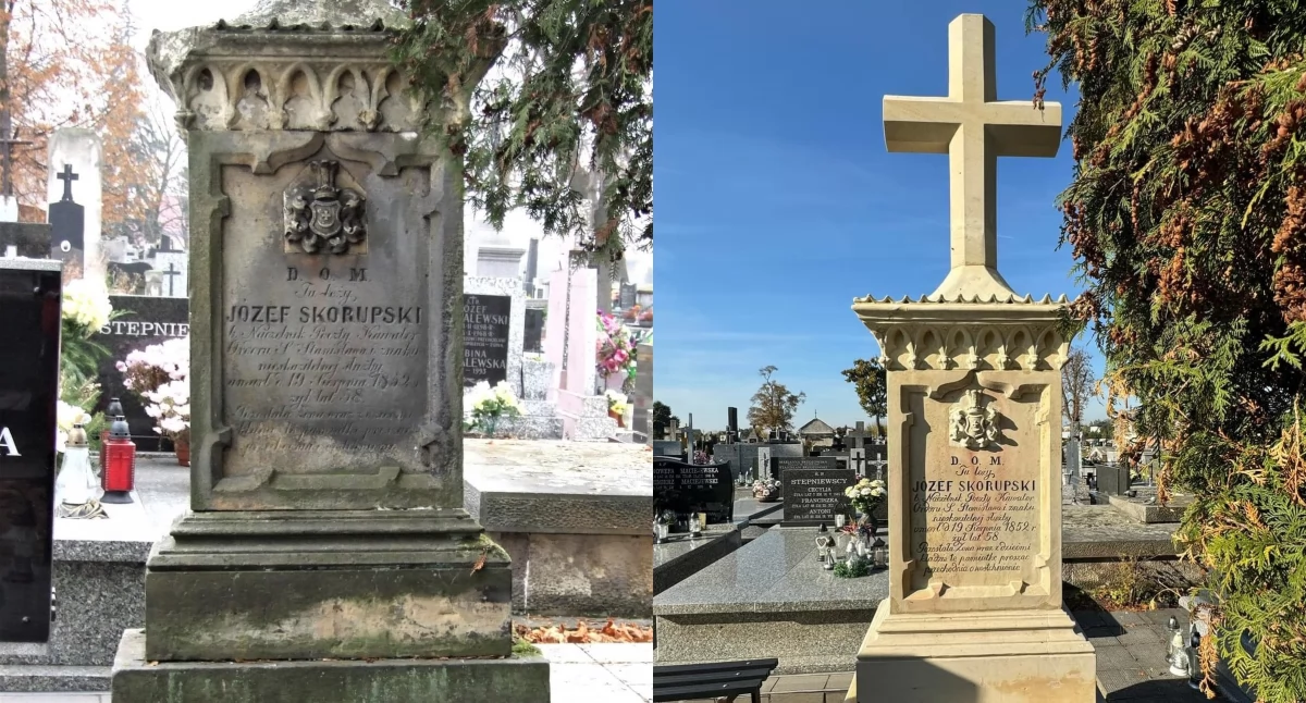 Dzięki darczyńcom odnowiono kolejny zabytkowy nagrobek (foto)