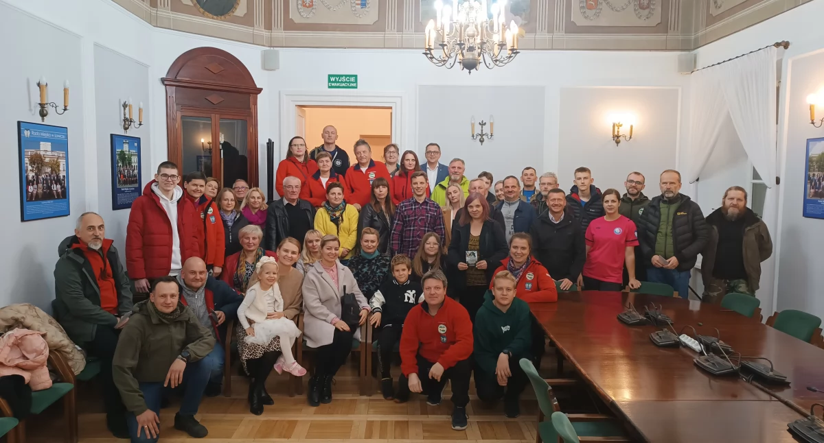 Spotkanie kwestarzy w łowickim Ratuszu (foto)