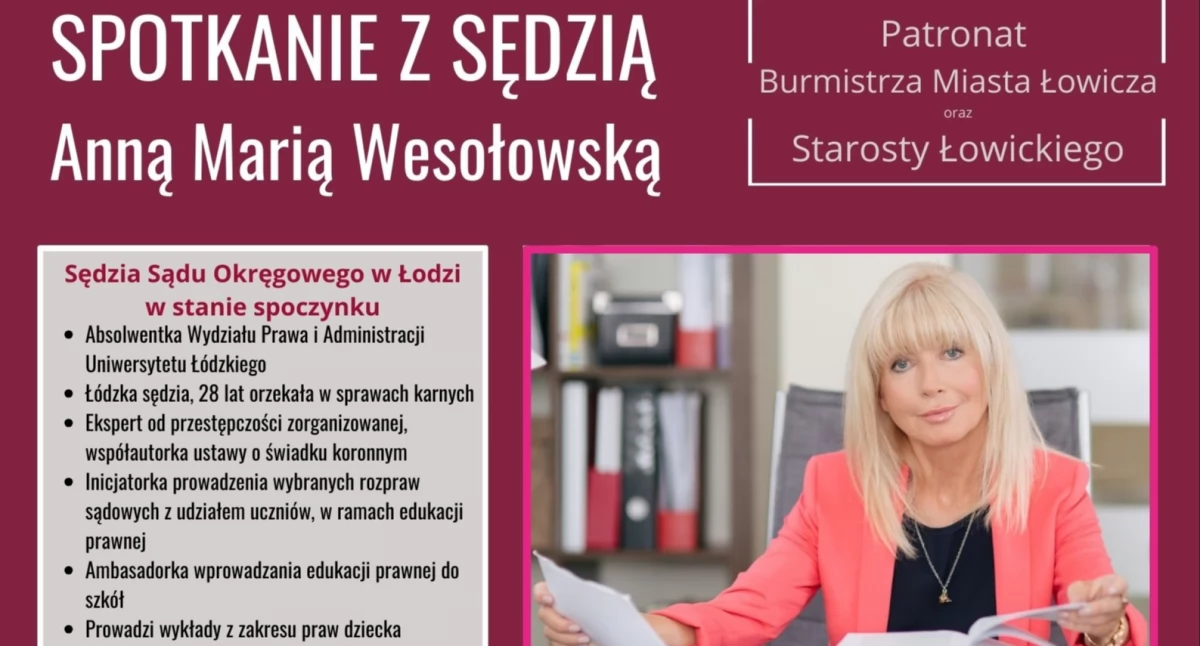 ŁUTW. Intensywny listopad seniorów. Od posadzenia drzewa po spotkanie z sędzią Wesołowską