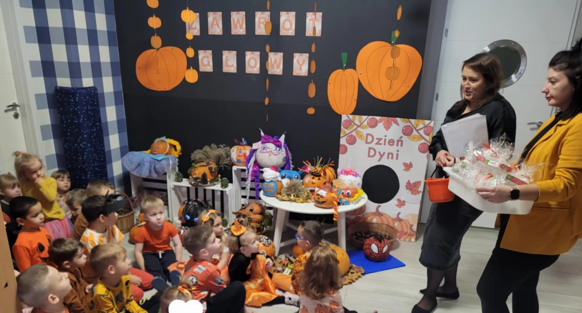 Dzień Dyni w Niepublicznym Przedszkolu TereFere w Łowiczu (foto, film)