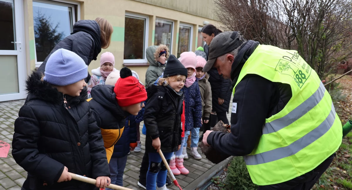 Przedszkolaki z „Pod Świerkami” posadziły jabłonie (foto)