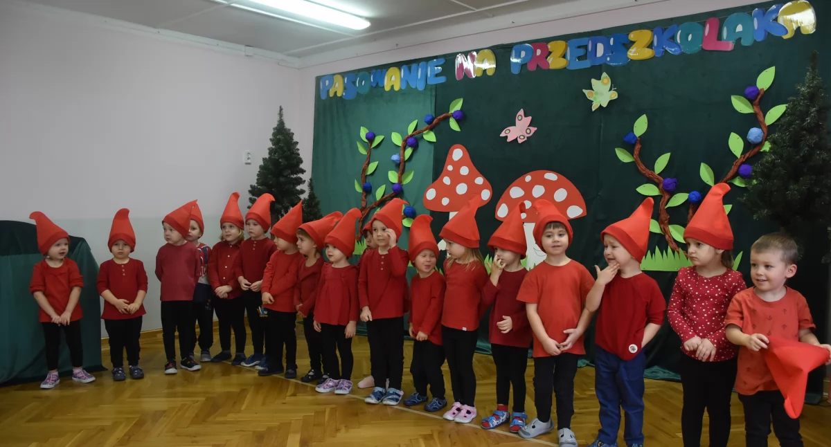 Uroczyste pasowanie na przedszkolaka w „Pod Tęczą” (foto,film)