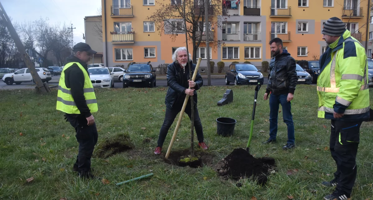 Ryszard Wolbach wspiera akcję „888 drzew dla Łowicza” (foto,film)