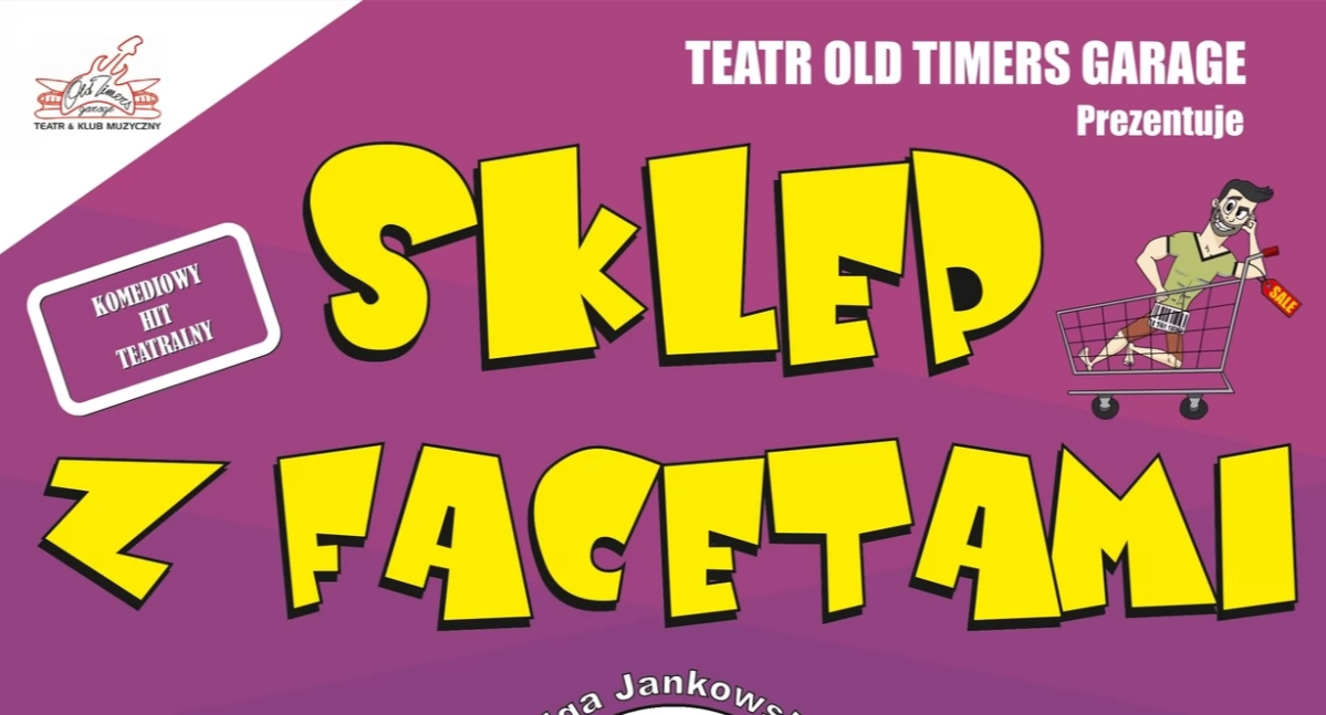 Spektakl komediowy „Sklep z facetami” w Łowiczu. Bilety już w sprzedaży
