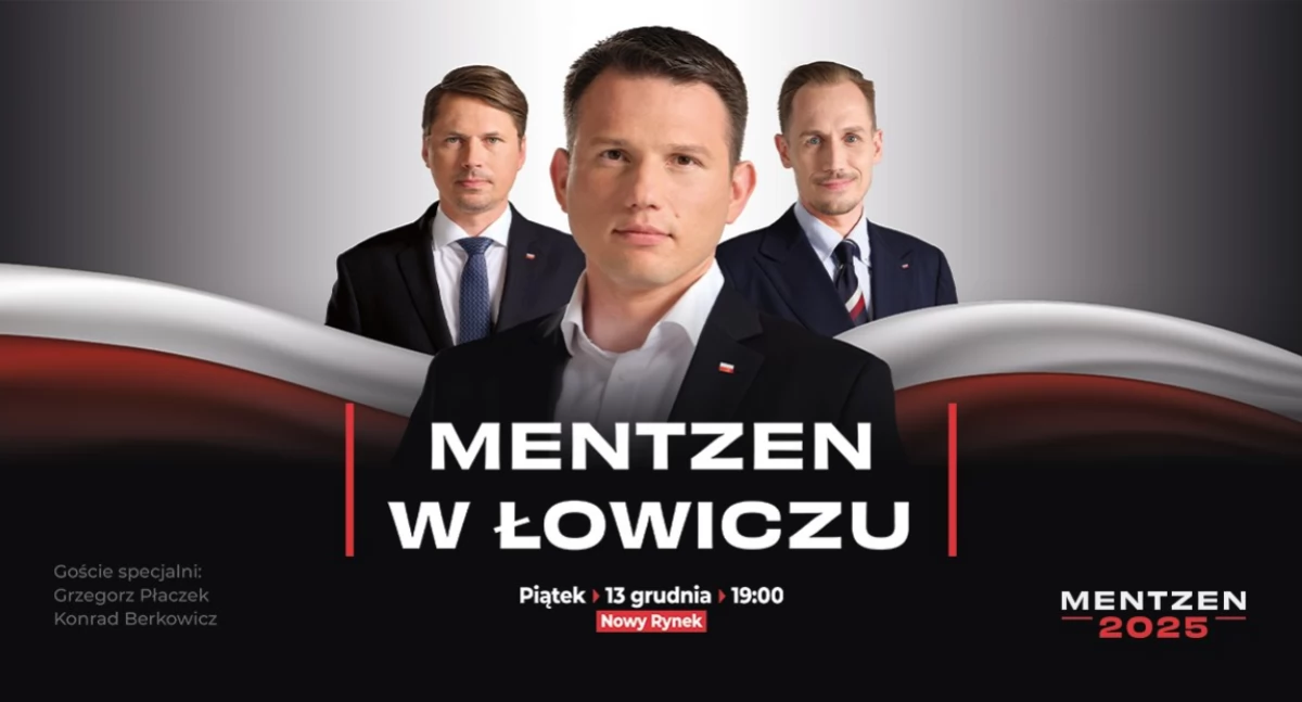 Sławomir Mentzen przyjedzie do Łowicza