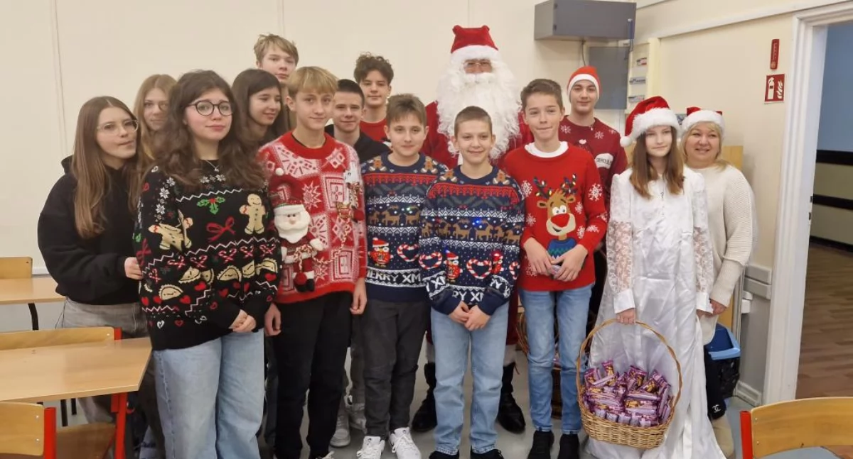 Św. Mikołaj odwiedził uczniów z łowickiej Siódemki (foto)