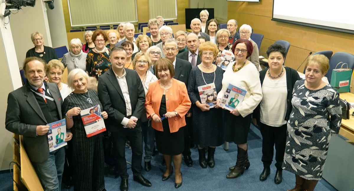 Anna Bieguszewska reprezentowała łowickich seniorów na obradach w Łodzi (foto)