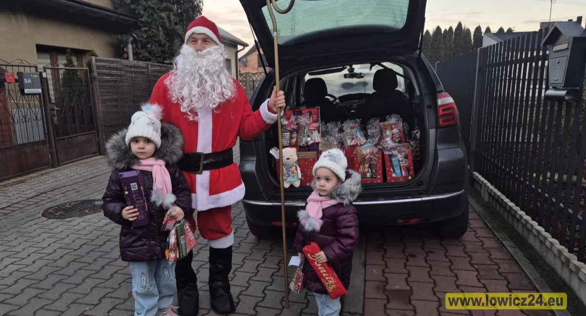 Radny Lech Aniszewski w roli Świętego Mikołaja (foto)