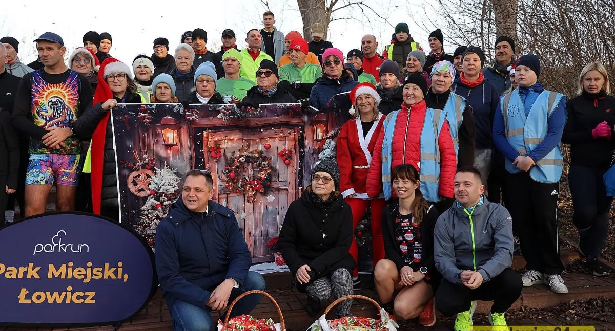 Świąteczna edycja łowickiego parkrunu (foto)