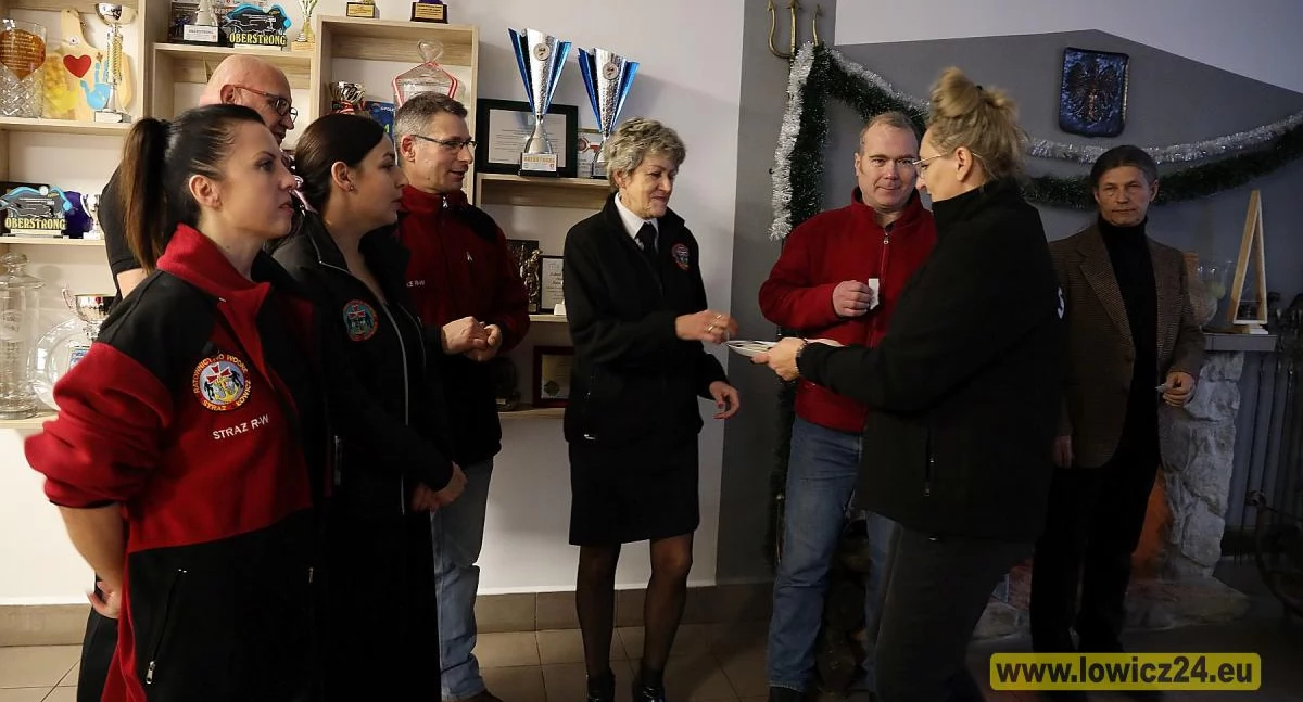 Spotkanie opłatkowe w OSP Ratownictwo Wodne w Łowiczu (foto)