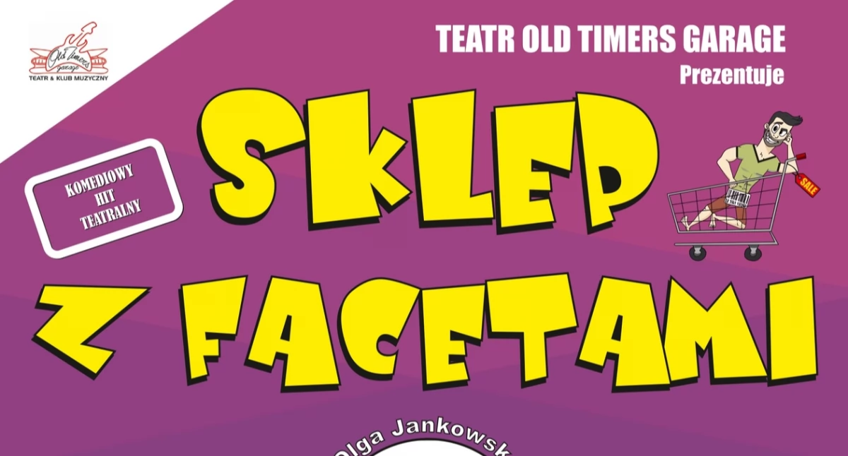 Dodatkowy spektakl komediowy „Sklep z facetami” w Łowiczu. Są jeszcze bilety