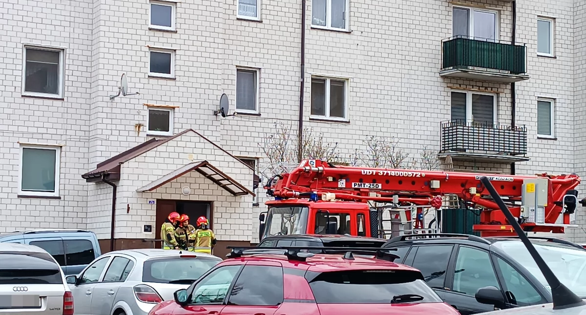 Strażacka interwencja na Korabce