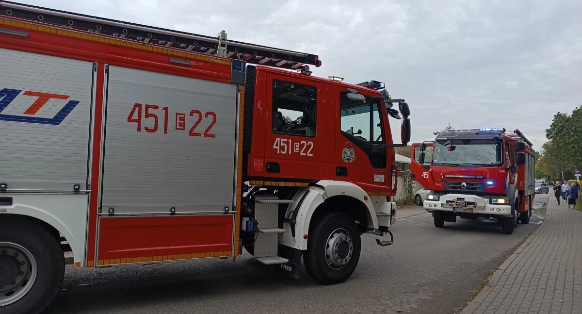 Alarm na osiedlu Starzyńskiego! Wszystkie służby w akcji