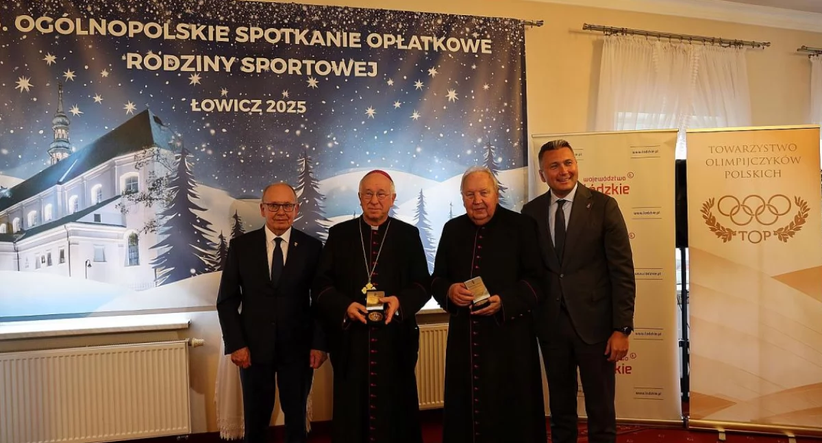 Olimpijczycy i samorządowcy na świątecznym spotkaniu w Łowiczu (foto, film)