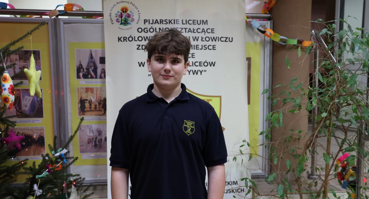Sukces ucznia łowickiej pijarskiej w ogólnopolskim konkursie