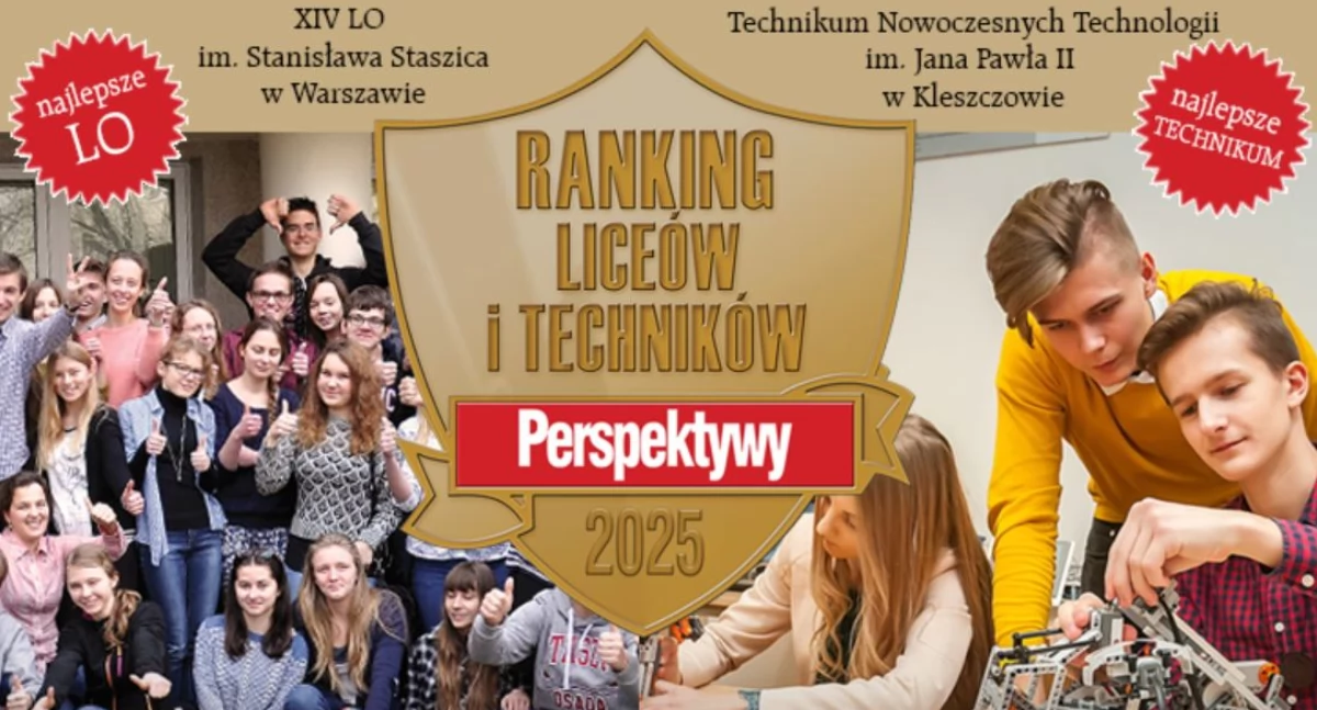 Ranking Perspektyw 2025. Jak wypadły licea i technika z Łowicza?