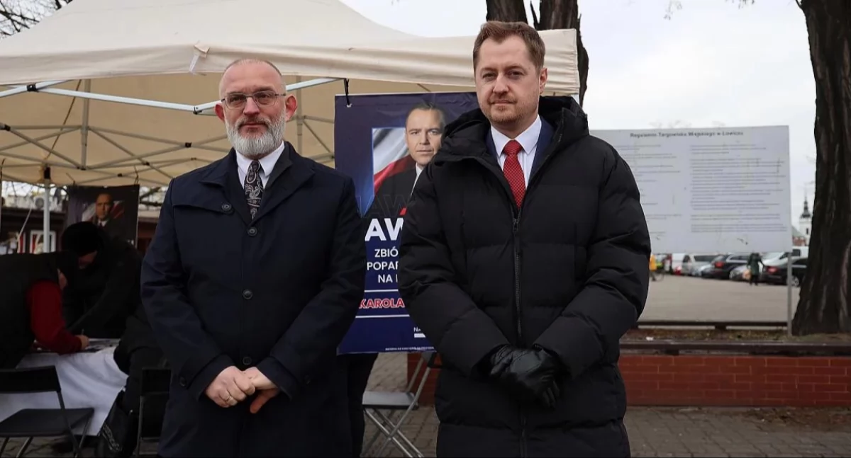 Łowicz. PiS rozpoczyna kampanię poparcia dla Karola Nawrockiego (foto, film)
