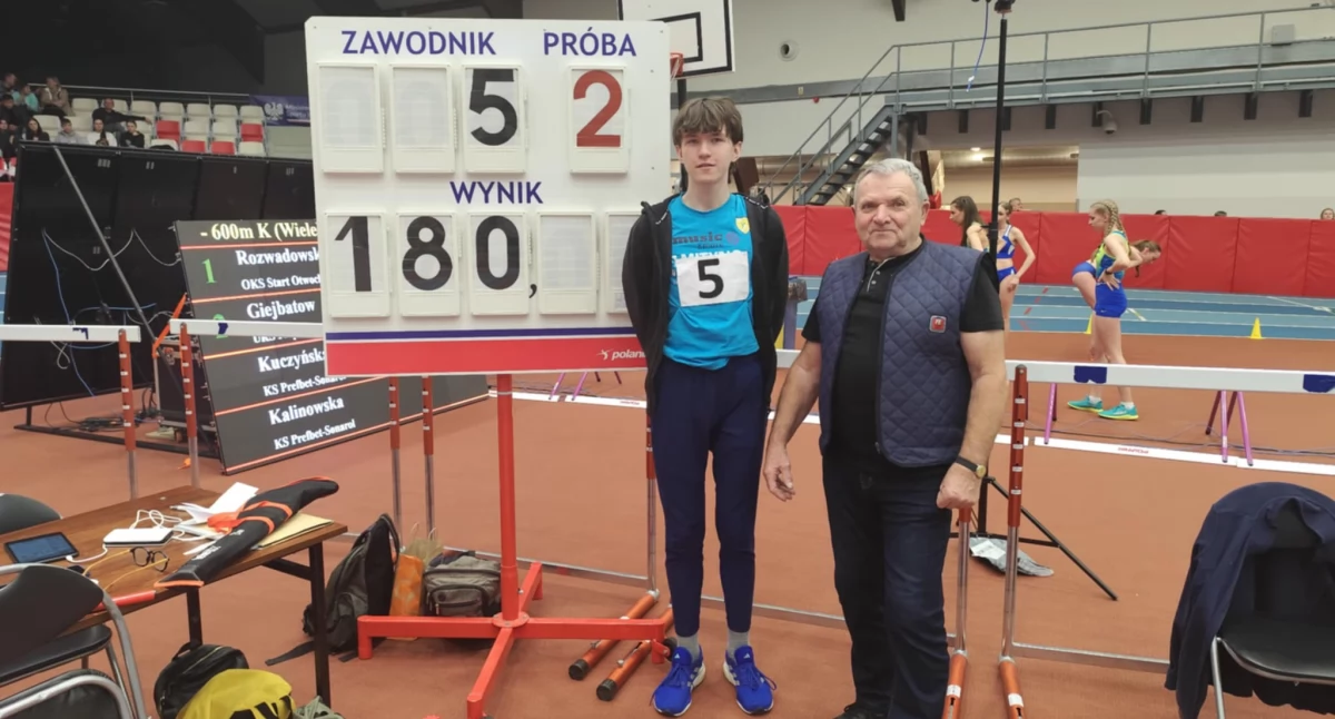 Sukces Pawła Zrazka na Ogólnopolskim Mityngu Lekkoatletycznym w Spale