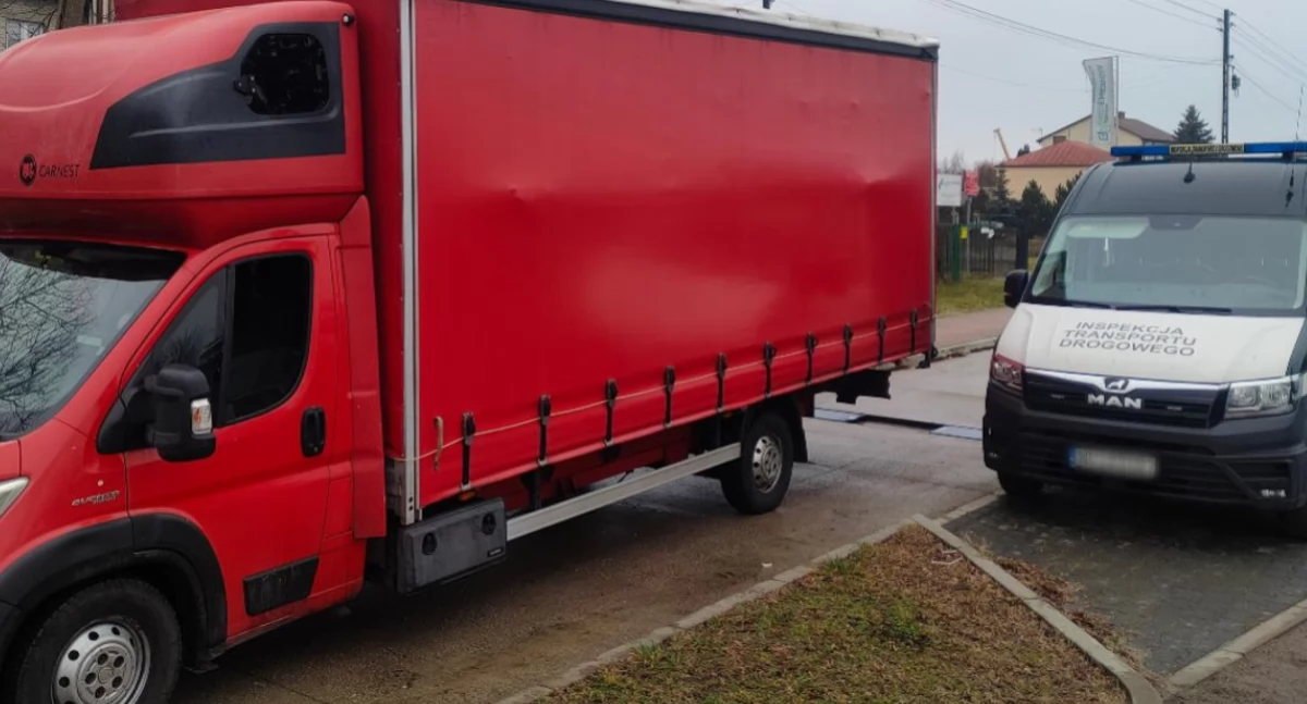 Przeważone pojazdy w Łowiczu, rekordzista przekroczył dopuszczalną masę o prawie 2 tony