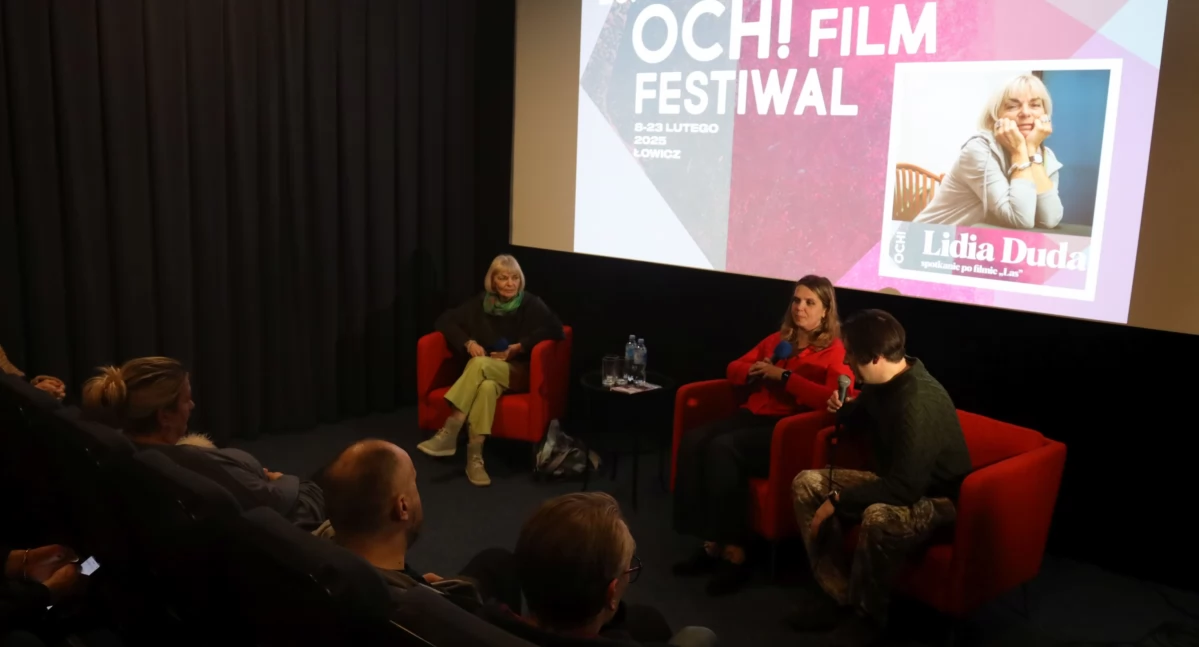 Seans filmu „Las” i spotkanie Lidią Dudą w ramach 26. OCH! Film Festiwalu w Łowiczu (foto, film)