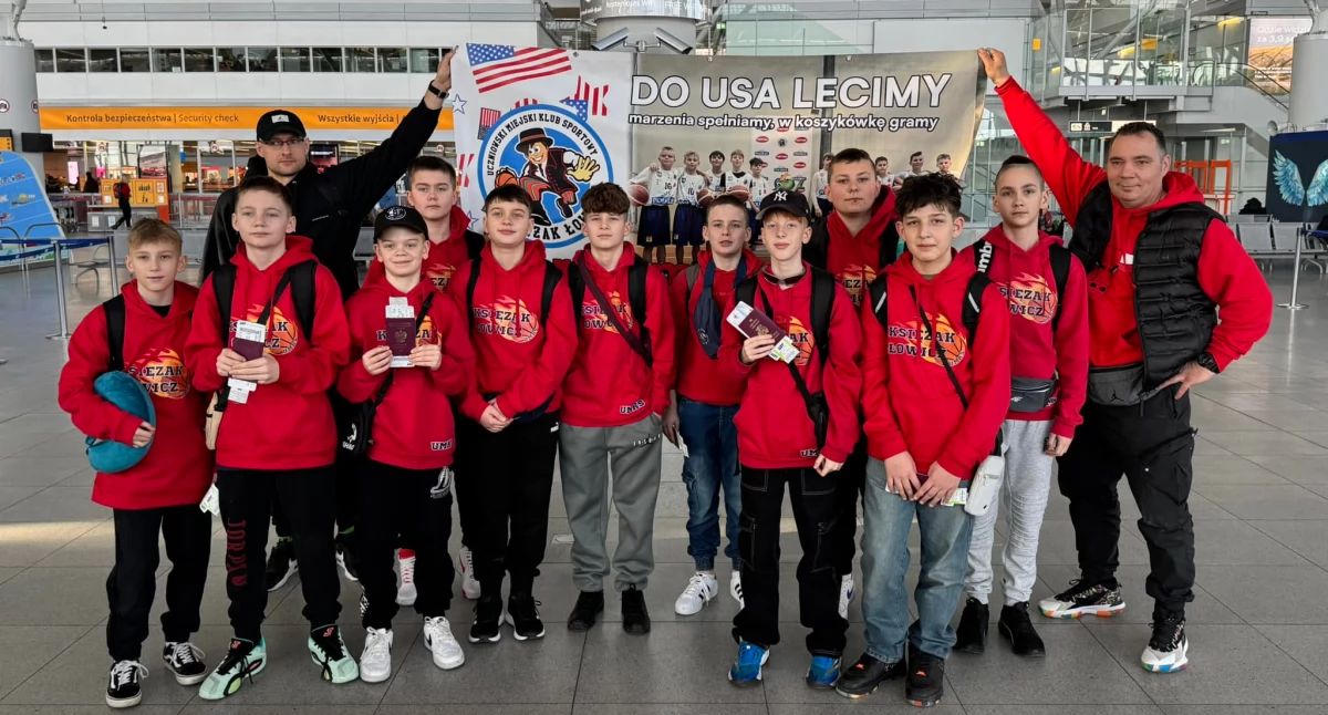 Młodzi koszykarze łowickiego Księżaka lecą do USA