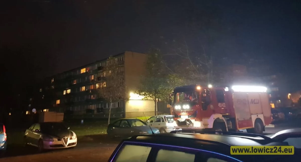 Tragiczny wieczór w Łowiczu. PSP potwierdza dwa przypadki zgonu