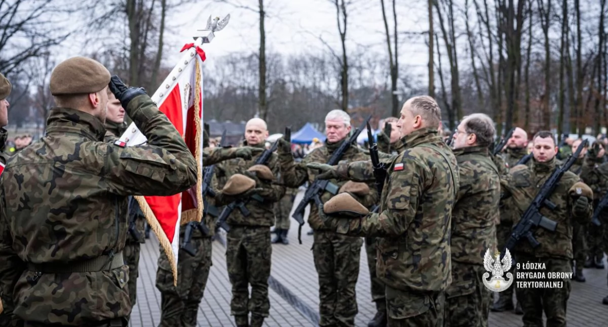 Terytorialsi składali przysięgę na sztandar. Wśród nich żołnierz regionu łowickiego! (foto)
