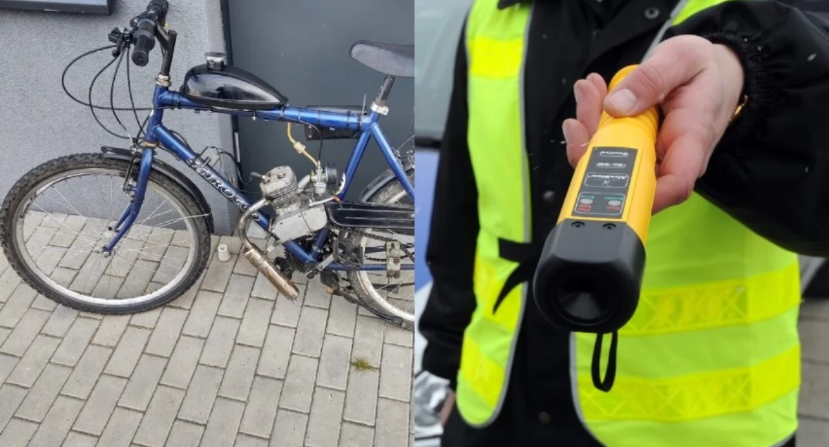 Pijany rowerzysta zatrzymany w Łowiczu