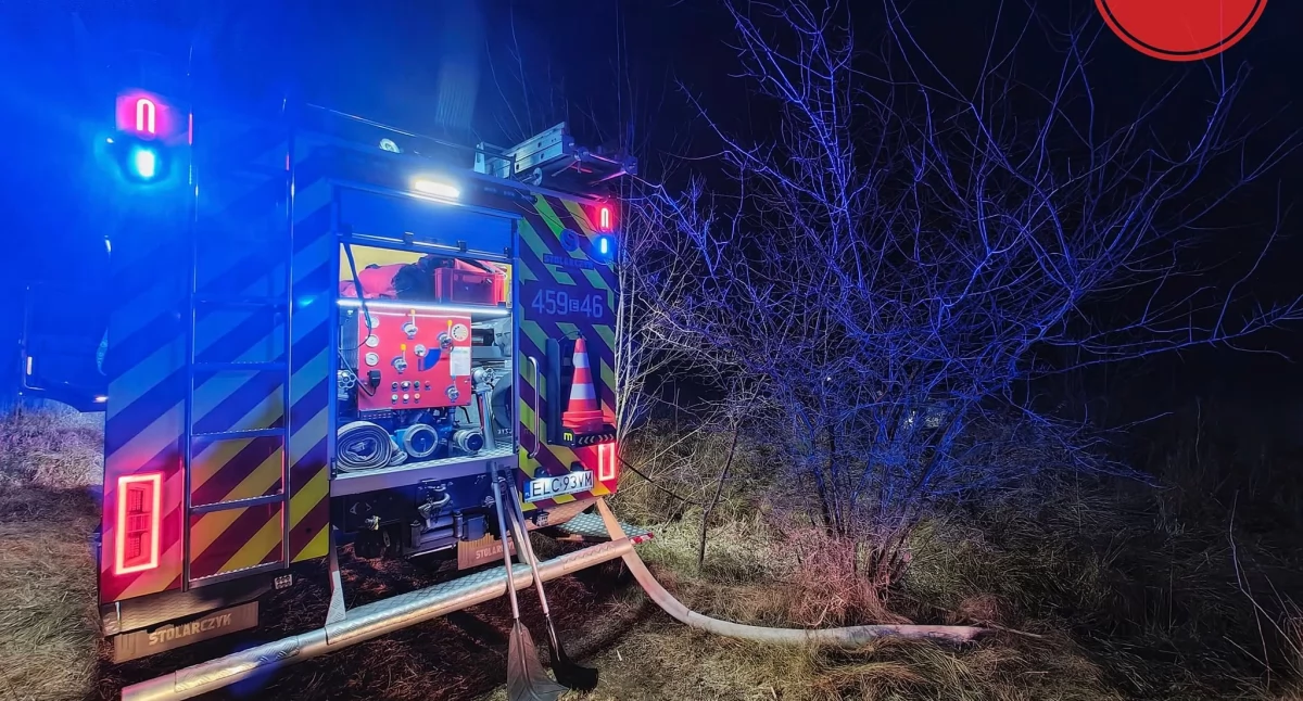 Kolejny pożar traw w Polesiu. Strażacy apelują o rozwagę