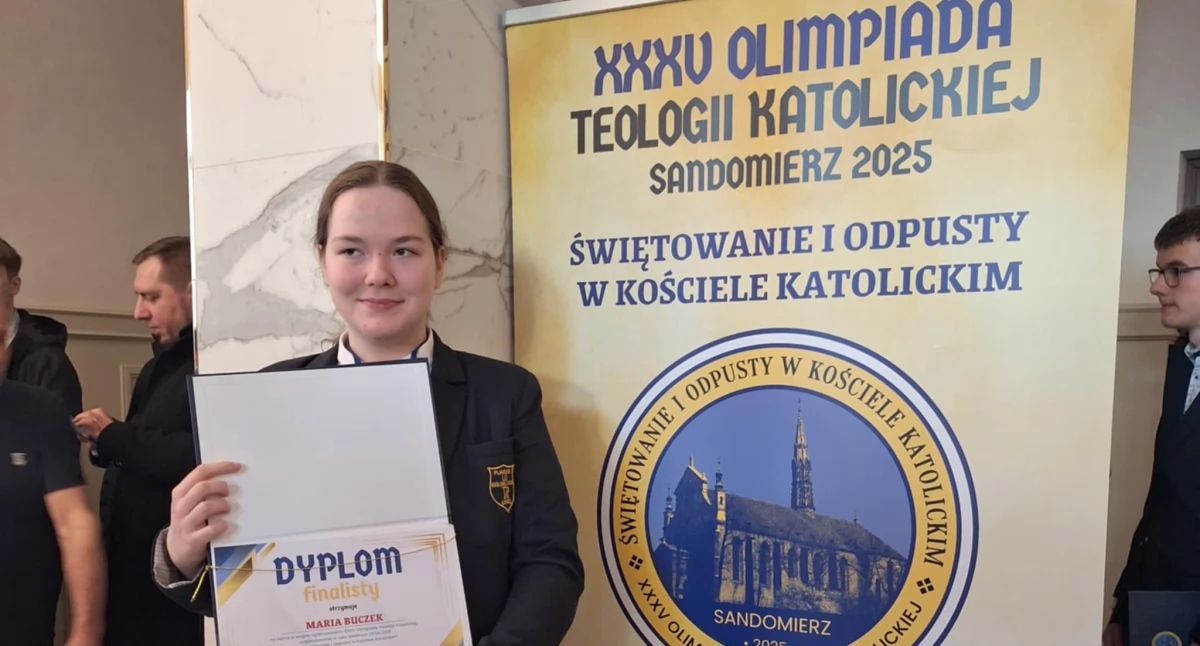 Maria Buczek finalistką XXXV Olimpiady Teologii Katolickiej