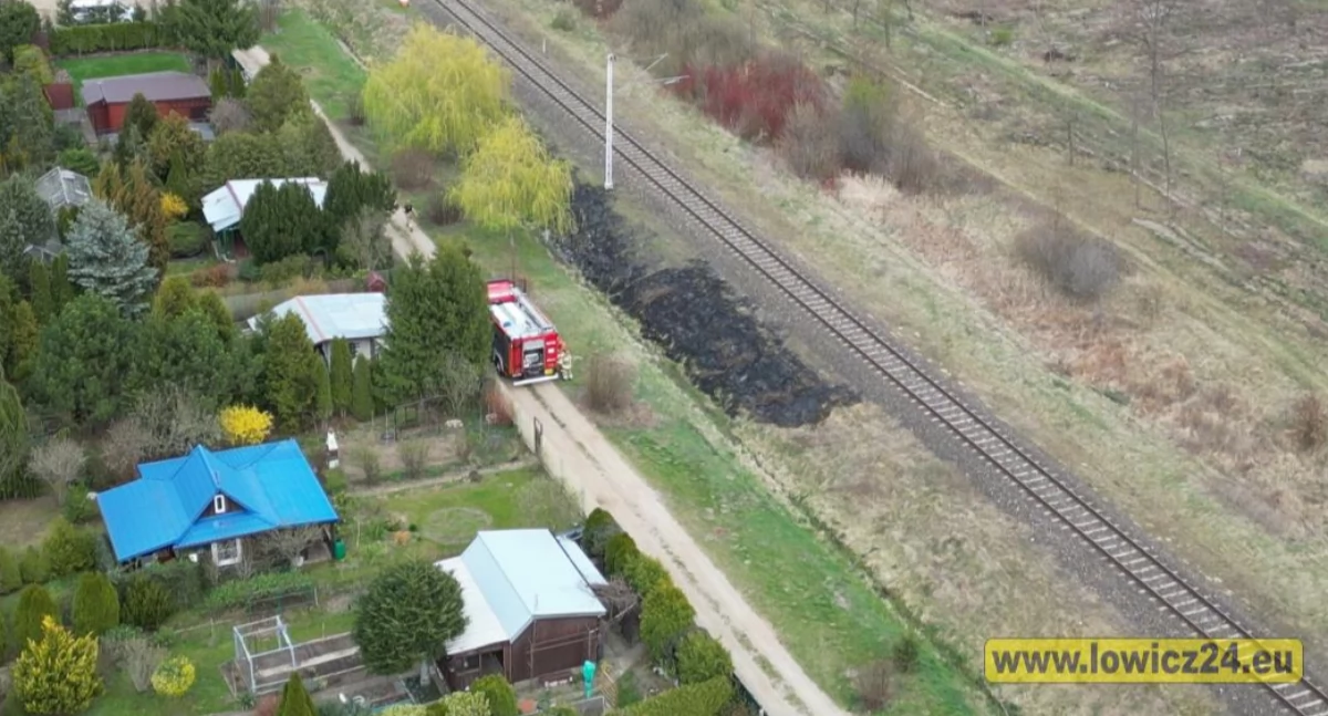 Pomimo apeli, pożary traw wciąż plagą powiatu łowickiego! (film)
