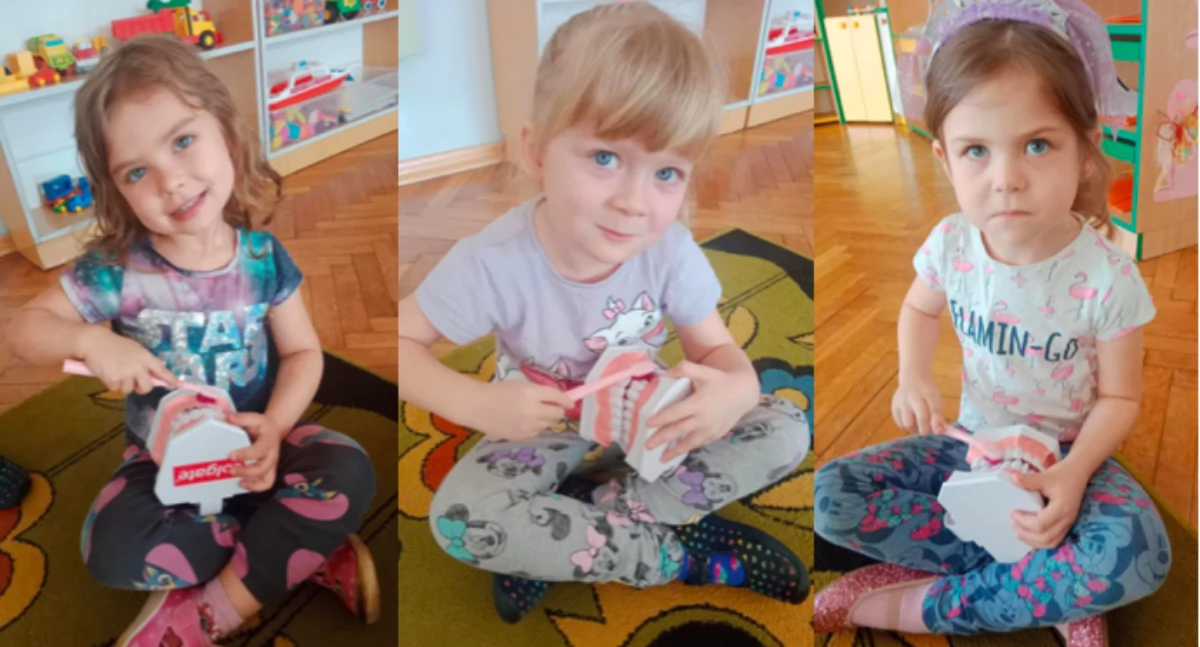 Przedszkole Pszczółka Maja. Uczyły się, jak szczotkować zęby (foto)