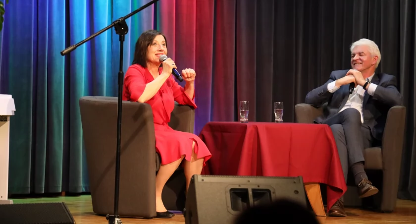 Zduny. Hanna Śleszyńska gościem „Zduńskiego Podwieczorka z Gwiazdą” (foto, film)