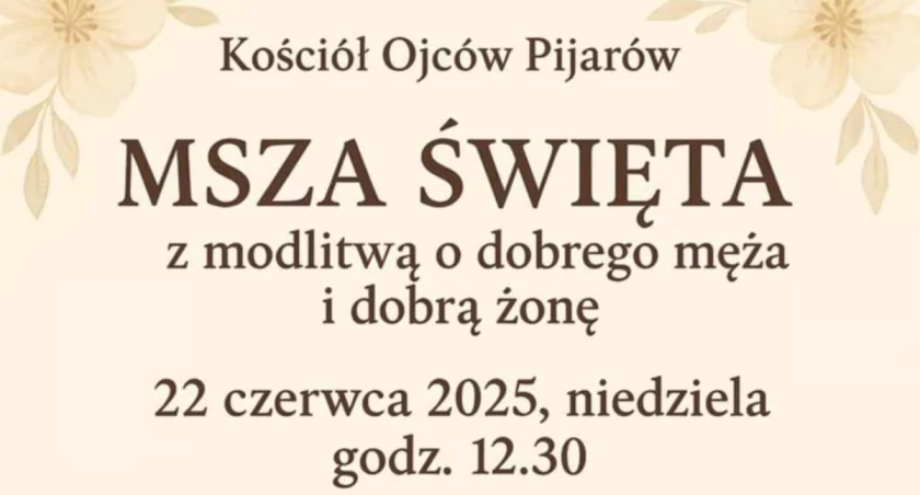Łowicz. W niedzielę Msza święta z modlitwą o dobrego męża i dobrą żonę oraz spotkanie z gośćmi