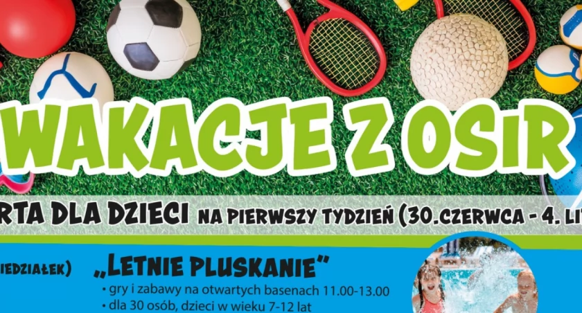 OSiR Łowicz zaprasza dzieci na sportowe wakacje!