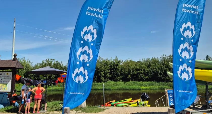 Bezpłatne kajaki na miejskiej plaży w Łowiczu przez całe wakacje!