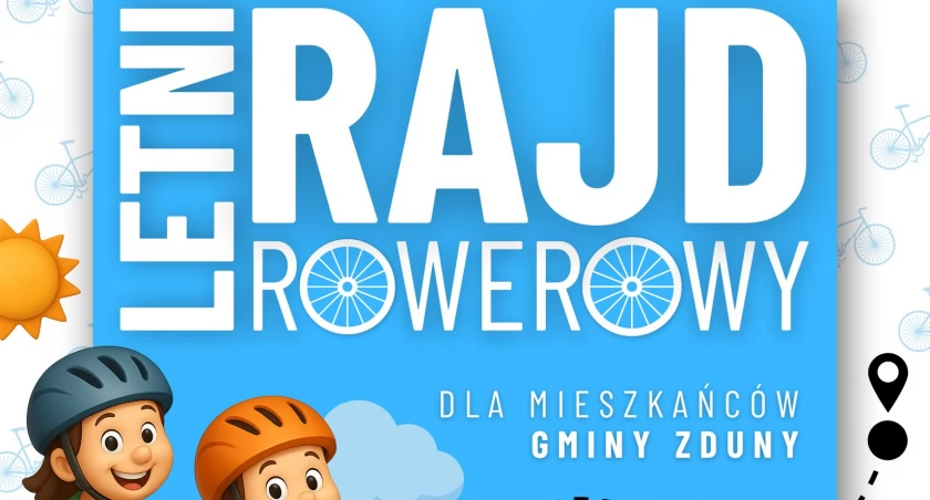Rodzinny Letni Rajd Rowerowy w Gminie Zduny. Zapisy trwają!