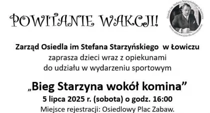 Zarząd osiedla Starzyńskiego zaprasza na imprezę biegową dla całych rodzin